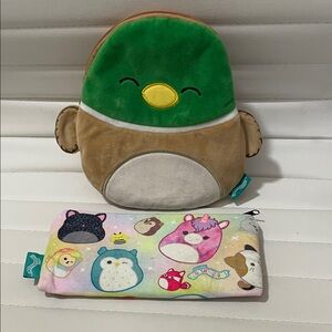 Squishmallows plush pouch bundle
